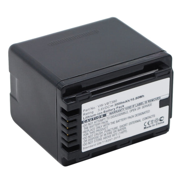 Batteries N Accessories BNA-WB-L9064 Digital Camera Battery - Li-ion, 3.6V, 3000mAh, Ultra High Capacity - Replacement for Panasonic VW-VBT190 Battery