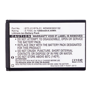 Batteries N Accessories BNA-WB-L16478 Cell Phone Battery - Li-ion, 3.7V, 1200mAh, Ultra High Capacity - Replacement for Neo GTC-01/GTA-01 Battery