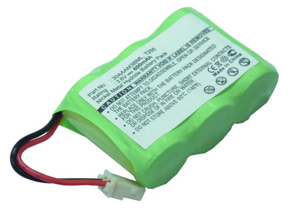 Batteries N Accessories BNA-WB-H9765 Cordless Phone Battery - Ni-MH, 3.6V, 600mAh, Ultra High Capacity - Replacement for GP T255 Battery