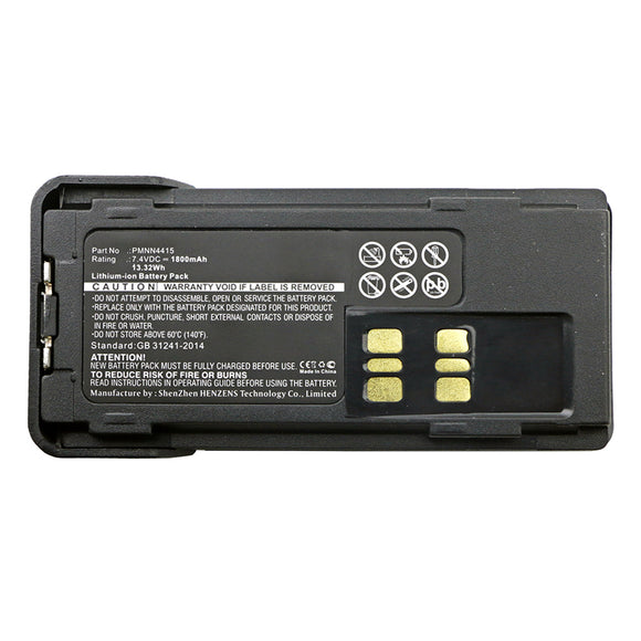 Batteries N Accessories BNA-WB-L14378 2-Way Radio Battery - Li-ion, 7.4V, 1800mAh, Ultra High Capacity - Replacement for Motorola PMNN441 Battery