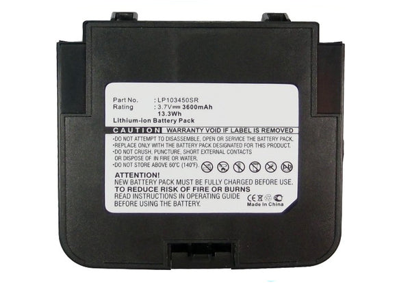 Batteries N Accessories BNA-WB-L8837-PL Player Battery - Li-ion, 3.7V, 3600mAh, Ultra High Capacity - Replacement for Delphi SA10120 Battery