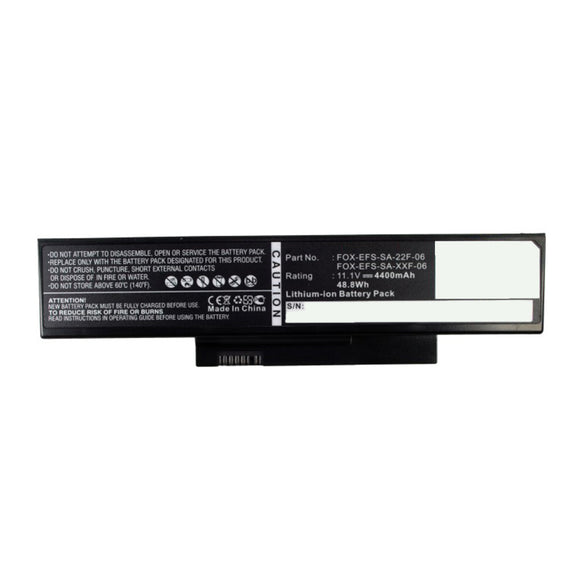 Batteries N Accessories BNA-WB-L16018 Laptop Battery - Li-ion, 11.1V, 4400mAh, Ultra High Capacity - Replacement for Fujitsu FOX-EFS-SA-22F-06 Battery