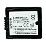 Batteries N Accessories BNA-WB-CGADU21 Camcorder Battery - li-ion, 7.4V, 2200 mAh, Ultra High Capacity Battery - Replacement for Panasonic CGA-DU21U Battery