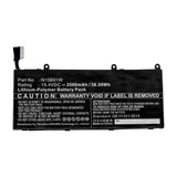 Batteries N Accessories BNA-WB-P14230 Laptop Battery - Li-Pol, 15.4V, 2500mAh, Ultra High Capacity - Replacement for Xiaomi N15B01W Battery