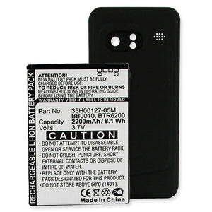 Batteries N Accessories BNA-WB-BLI 1156-2.2 Cell Phone Battery - Li-Ion, 3.7V, 2200 mAh, Ultra High Capacity Battery - Replacement for HTC DROID INCREDIBLE Battery