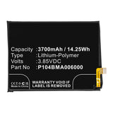 Batteries N Accessories BNA-WB-P16509 Cell Phone Battery - Li-Pol, 3.85V, 3700mAh, Ultra High Capacity - Replacement for Nokia P104BMA006000 Battery