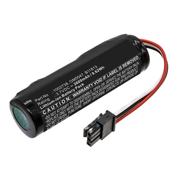 Batteries N Accessories BNA-WB-L13589 Medical Battery - Li-ion, 3.7V, 2600mAh, Ultra High Capacity - Replacement for Respironics OM0047 Battery