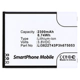 Batteries N Accessories BNA-WB-L3140 Cell Phone Battery - Li-Ion, 3.8V, 2300 mAh, Ultra High Capacity Battery - Replacement for Beeline Li3822T43P3h675053 Battery