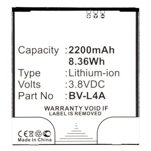 Batteries N Accessories BNA-WB-L608 Cell Phone Battery - li-ion, 3.8V, 2200 mAh, Ultra High Capacity Battery - Replacement for Nokia BV-L4A Battery