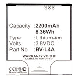 Batteries N Accessories BNA-WB-L608 Cell Phone Battery - li-ion, 3.8V, 2200 mAh, Ultra High Capacity Battery - Replacement for Nokia BV-L4A Battery