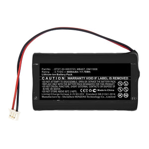 Batteries N Accessories BNA-WB-L12733 Medical Battery - Li-ion, 3.7V, 4800mAh, Ultra High Capacity - Replacement for KARL STORZ ET27-30-0003723 Battery