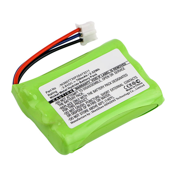 Batteries N Accessories BNA-WB-H14158 Cordless Phone Battery - Ni-MH, 3.6V, 700mAh, Ultra High Capacity - Replacement for ZTE Ni3607T30P3S473211 Battery