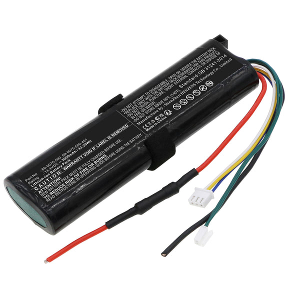 Batteries N Accessories BNA-WB-L17873 Vacuum Cleaner Battery - Li-Ion, 14.4V, 3000mAh, Ultra High Capacity - Replacement for Bissell 89-0075-500 Battery