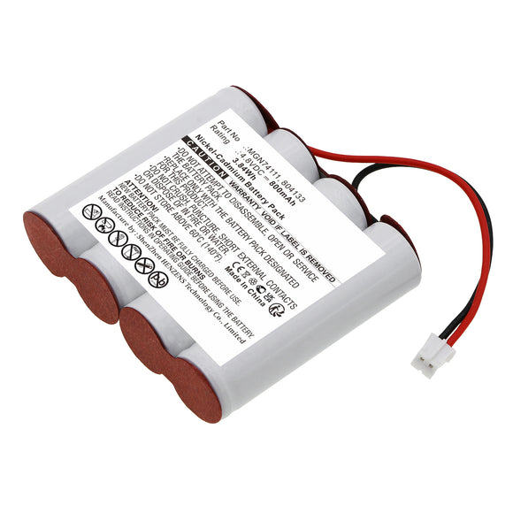 Batteries N Accessories BNA-WB-C18251 Emergency Lighting Battery - Ni-CD, 4.8V, 800mAh, Ultra High Capacity - Replacement for LUMINOX MGN74111 Battery