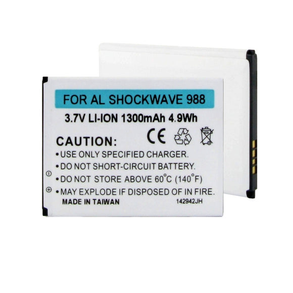 Batteries N Accessories BNA-WB-BLI-1417-1.3 Cell Phone Battery - Li-Ion, 3.7V, 1300 mAh, Ultra High Capacity Battery - Replacement for Alcatel TLIB60B Battery