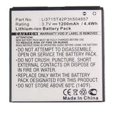 Batteries N Accessories BNA-WB-L14122 Cell Phone Battery - Li-ion, 3.7V, 1200mAh, Ultra High Capacity - Replacement for ZTE Li3715T42P3h504857 Battery