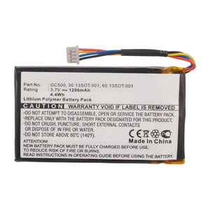 Batteries N Accessories BNA-WB-P15046 GPS Battery - Li-Pol, 3.7V, 1200mAh, Ultra High Capacity - Replacement for Navigon 30.13SOT.001 Battery