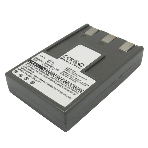 Batteries N Accessories BNA-WB-L8881 Digital Camera Battery - Li-ion, 3.7V, 830mAh, Ultra High Capacity - Replacement for Canon NB-1L Battery