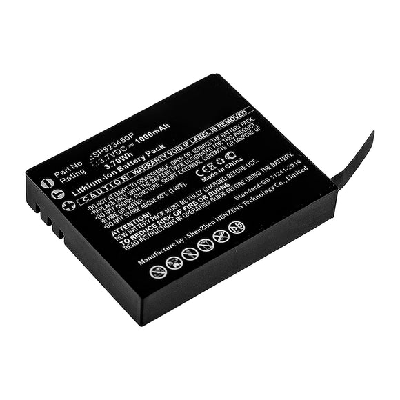 Batteries N Accessories BNA-WB-L13318 Digital Camera Battery - Li-ion, 3.7V, 1000mAh, Ultra High Capacity - Replacement for Supremo SP523450P Battery