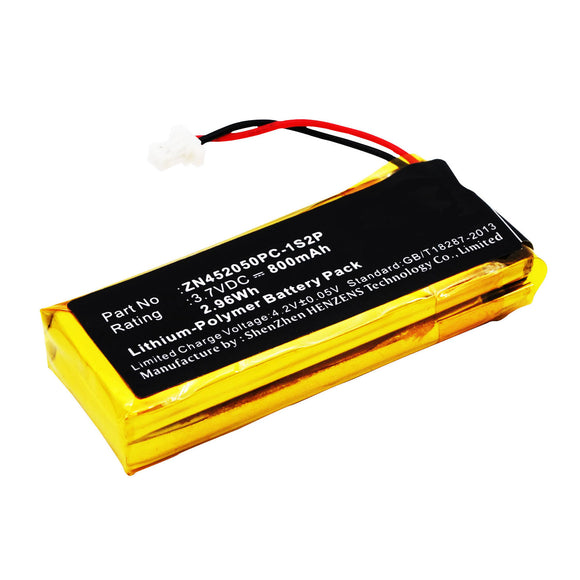 Batteries N Accessories BNA-WB-P1477 Wireless Headset Battery - Li-Pol, 3.7V, 800 mAh, Ultra High Capacity Battery - Replacement for Cardo 452050PC-1S2P Battery