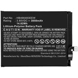 Batteries N Accessories BNA-WB-P17333 Cell Phone Battery - Li-Pol, 3.85V, 3850mAh, Ultra High Capacity - Replacement for Huawei HB466483EEW Battery