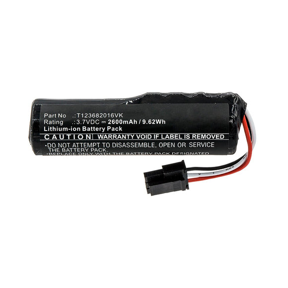 Batteries N Accessories BNA-WB-L12845 Speaker Battery - Li-ion, 3.7V, 2600mAh, Ultra High Capacity - Replacement for Logitech T123682016VK Battery