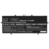 Batteries N Accessories BNA-WB-P17946 Laptop Battery - Li-Pol, 7.74V, 9600mAh, Ultra High Capacity - Replacement for Asus C22N2107 Battery