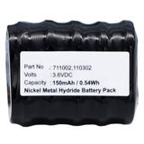 Batteries N Accessories BNA-WB-H9336 Medical Battery - Ni-MH, 6V, 150mAh, Ultra High Capacity