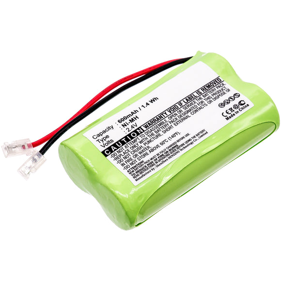 Batteries N Accessories BNA-WB-H436 Cordless Phones Battery - Ni-MH, 2.4V, 600 mAh, Ultra High Capacity Battery - Replacement for Universal AAx2 Battery