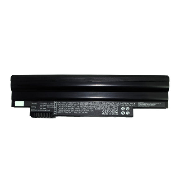 Batteries N Accessories BNA-WB-L15781 Laptop Battery - Li-ion, 11.1V, 6600mAh, Ultra High Capacity - Replacement for Acer AL10A31 Battery