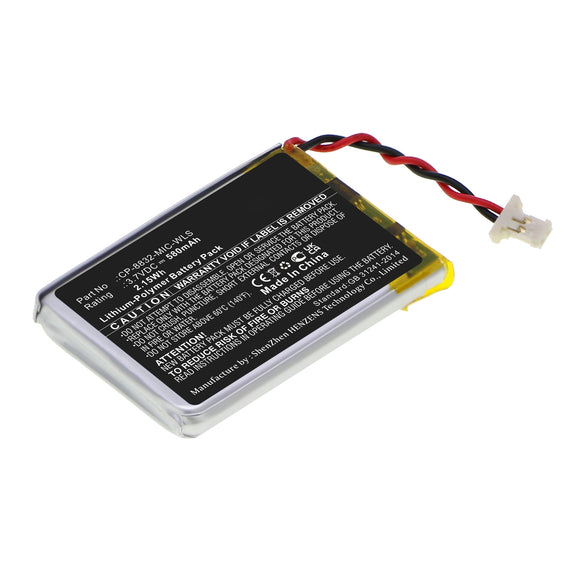 Batteries N Accessories BNA-WB-P17385 Conference Phone Battery - Li-Pol, 3.7V, 580mAh, Ultra High Capacity - Replacement for CISCO CP-8832-MIC-WLS Battery