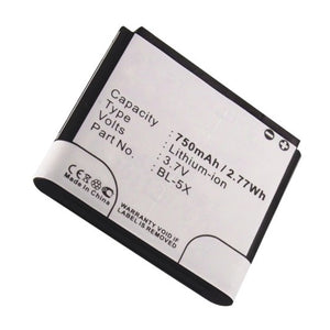 Batteries N Accessories BNA-WB-L16492 Cell Phone Battery - Li-ion, 3.7V, 750mAh, Ultra High Capacity - Replacement for Nokia BL-5X Battery