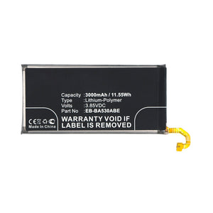 Batteries N Accessories BNA-WB-P13001 Cell Phone Battery - Li-Pol, 3.85V, 3000mAh, Ultra High Capacity - Replacement for Samsung EB-BA530ABE Battery