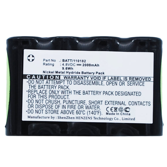 Batteries N Accessories BNA-WB-H9332 Medical Battery - Ni-MH, 8.4V, 2000mAh, Ultra High Capacity - Replacement for B.braun 120182 Battery