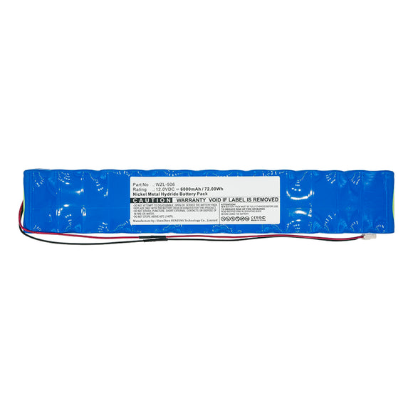 Batteries N Accessories BNA-WB-H13606 Medical Battery - Ni-MH, 12V, 6000mAh, Ultra High Capacity - Replacement for Smiths WZL-506 Battery