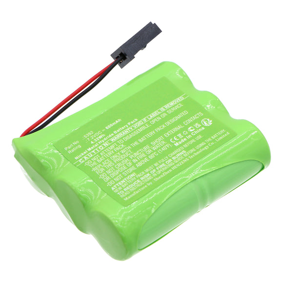 Batteries N Accessories BNA-WB-H19023 Siren Alarm Battery - Ni-MH, 7.2V, 600mAh, Ultra High Capacity - Replacement for Toyota 5392 Battery