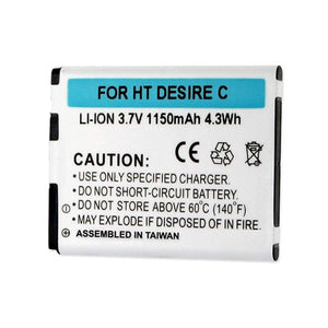 Batteries N Accessories BNA-WB-BLI-1286-1.2 Cell Phone Battery - Li-Ion, 3.7V, 1150 mAh, Ultra High Capacity Battery - Replacement for HTC 35H00193-00M Battery