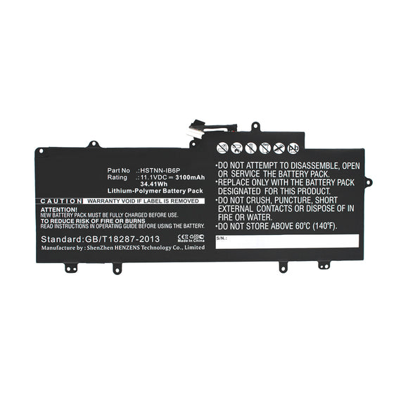 Batteries N Accessories BNA-WB-P11716 Laptop Battery - Li-Pol, 11.1V, 3100mAh, Ultra High Capacity - Replacement for HP B003XL Battery