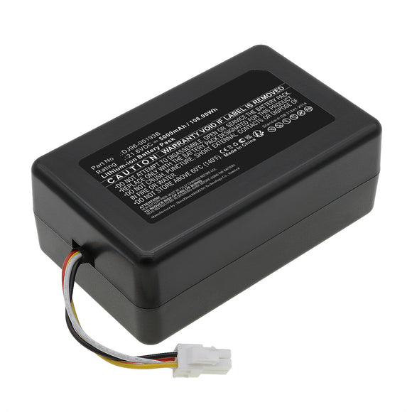 Batteries N Accessories BNA-WB-L17876 Vacuum Cleaner Battery - Li-Ion, 21.6V, 5000mAh, Ultra High Capacity - Replacement for Samsung DJ96-00193B Battery