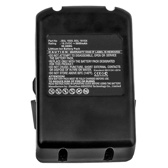 Batteries N Accessories BNA-WB-L6329 Power Tools Battery - Li-Ion, 18V, 6000 mAh, Ultra High Capacity Battery - Replacement for Hitachi 33055 Battery