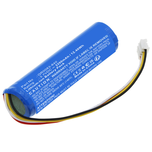 Batteries N Accessories BNA-WB-L17886 Alarm System Battery - Li-ion, 3.7V, 3350mAh, Ultra High Capacity - Replacement for Qolsys QR0083-840 Battery
