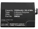Batteries N Accessories BNA-WB-P8338 Cell Phone Battery - Li-Pol, 3.85V, 5300mAh, Ultra High Capacity Battery - Replacement for Xiaomi BM50 Battery