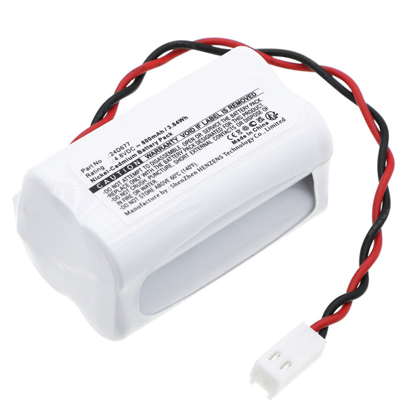 Batteries N Accessories BNA-WB-C18775 Emergency Lighting Battery - Ni-CD, 4.8V, 800mAh, Ultra High Capacity - Replacement for Dual-lite 24D677 Battery