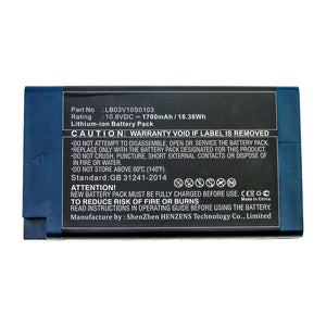 Batteries N Accessories BNA-WB-L14995 Equipment Battery - Li-ion, 10.8V, 1700mAh, Ultra High Capacity - Replacement for OPWILL LB03V10S0103 Battery