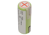 Batteries N Accessories BNA-WB-H7416 Toothbrush Battery - Ni-MH, 1.2V, 2500 mAh, Ultra High Capacity - Replacement for Braun 1008 Battery