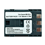 Batteries N Accessories BNA-WB-L8871 Digital Camera Battery - Li-ion, 7.4V, 600mAh, Ultra High Capacity - Replacement for Canon BP-2L5 Battery