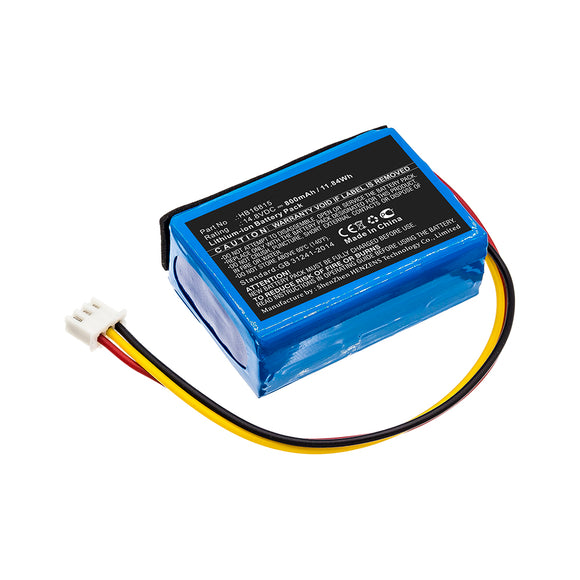 Batteries N Accessories BNA-WB-L11644 Vacuum Cleaner Battery - Li-ion, 14.8V, 800mAh, Ultra High Capacity - Replacement for HOBOT HB16815 Battery