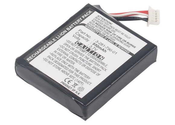 Batteries N Accessories BNA-WB-L4266 GPS Battery - Li-Ion, 3.7V, 950 mAh, Ultra High Capacity Battery - Replacement for Sony 3-281-790-01 Battery