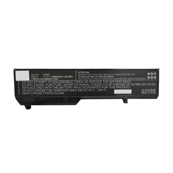 Batteries N Accessories BNA-WB-L10607 Laptop Battery - Li-ion, 11.1V, 4400mAh, Ultra High Capacity - Replacement for Dell D181T Battery