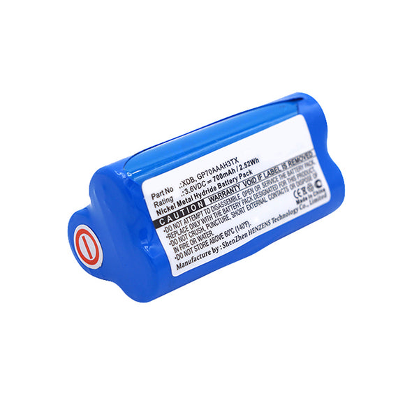 Batteries N Accessories BNA-WB-H12402 Remote Control Battery - Ni-MH, 3.6V, 700mAh, Ultra High Capacity - Replacement for JAY GP70AAAH3TX Battery